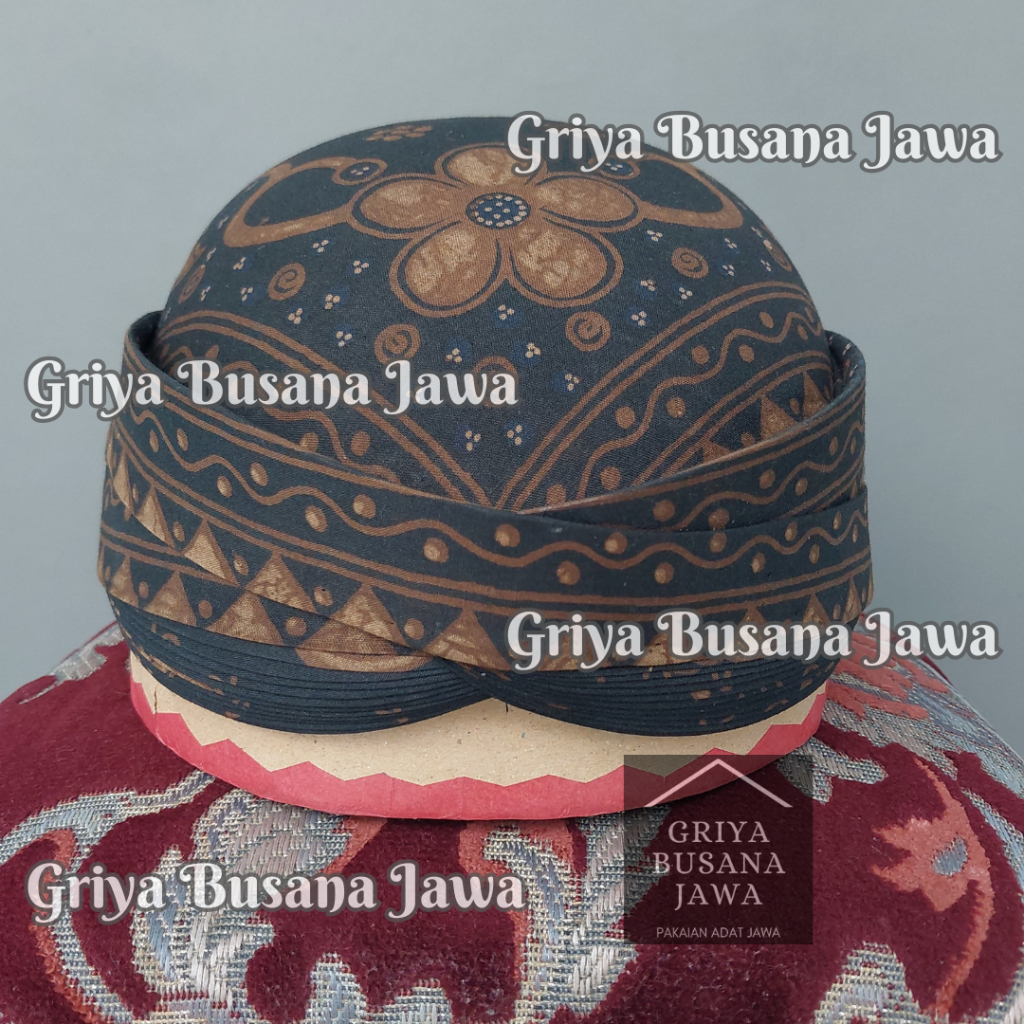 Blangkon Solo Kasatriyan Batik Kombinasi BK01