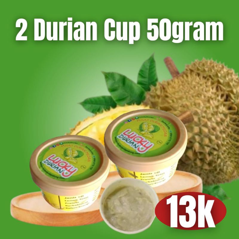 

Promo 2 Duriancup 50gram