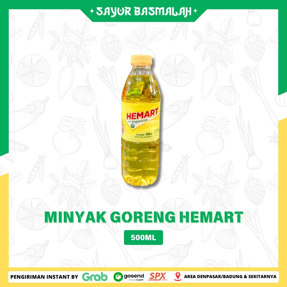 

Minyak Goreng Hemart 500ml - Sayur Basmalah