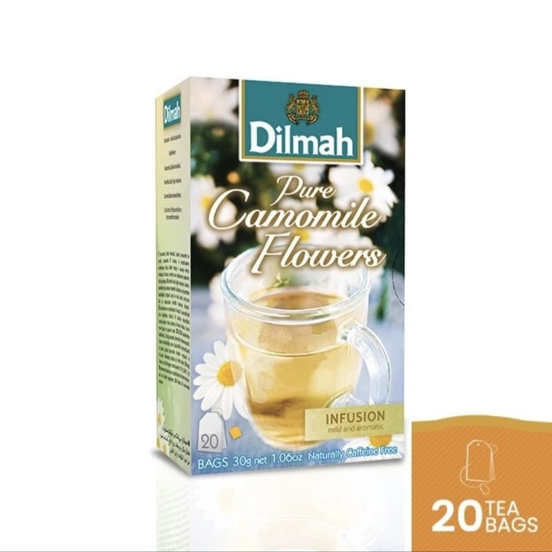 

Dilmah Pure CAMOMILE FLOWERS Tea - Teh Celup ( TBag / Foil Envelope )