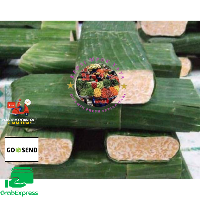 

TEMPE BUNGKUS DAUN PISANG / PLASTIK