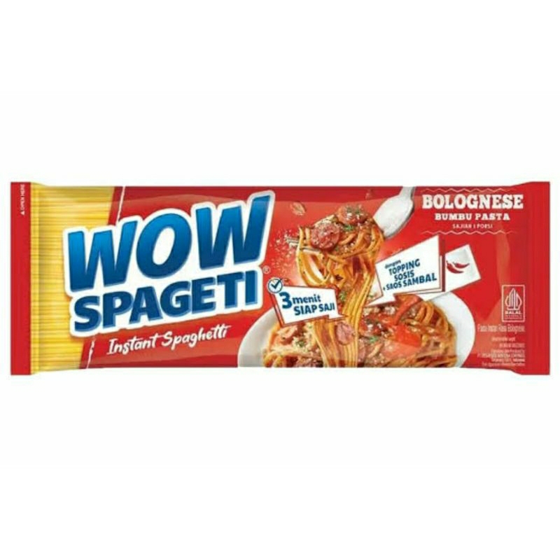 

Wow Spageti Meaty Bolognese