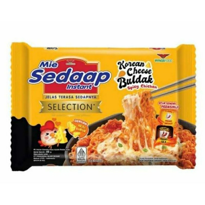 

Mie Sedaap Selection Korean Cheese Buldak