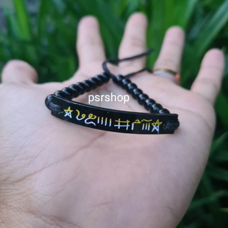 Gelang kaokah/Tasbih Kaokah/kaokah motif PLAKAT  RAJAH SULAIMAN Best Seller