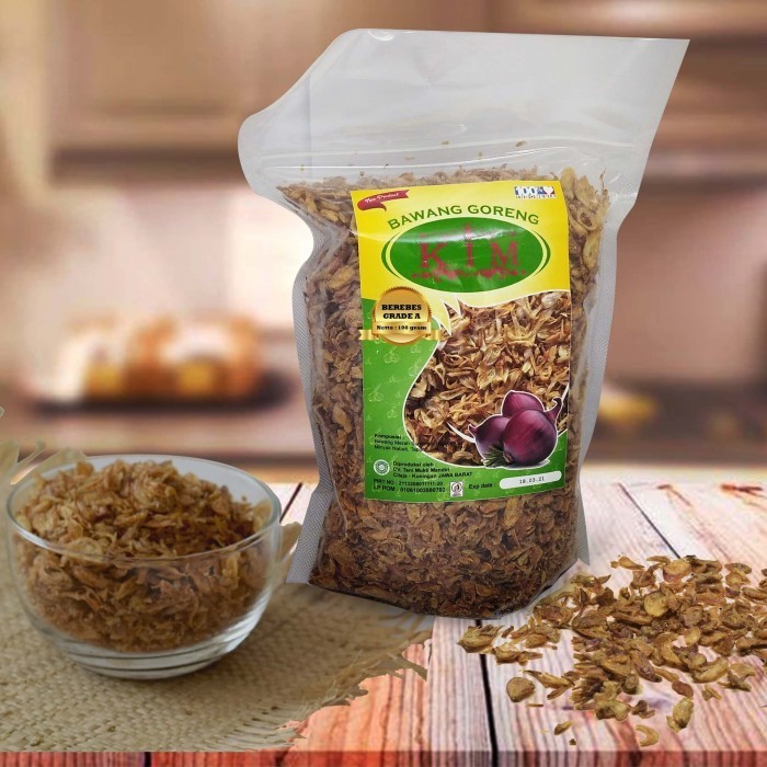 

Bawang Goreng Original Brebes Grad A 100 Gram Bawang Kim Official