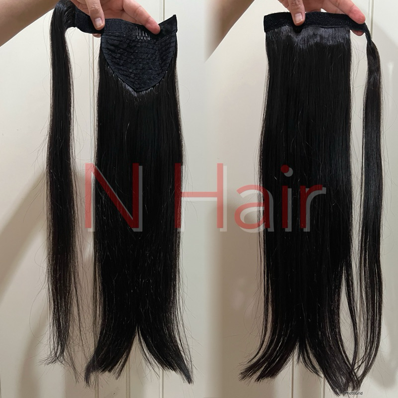 PONYTAIL kuncir ekor kuda RAMBUT ASLI. 100% human hair