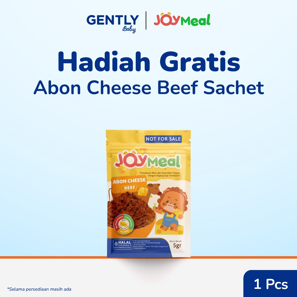 

GIMMICK / FREE GIFT / HADIAH TIDAK UNTUK DIJUAL - JoyMeal Abon Cheese Beef 5 gr