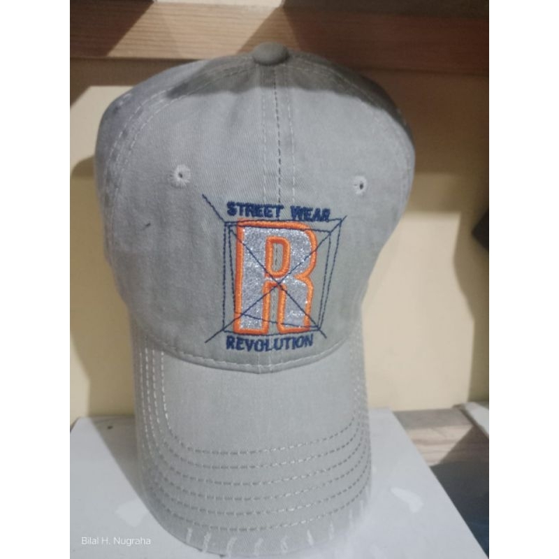 Topi impor BASEBALL LOGO R ORIGINAL