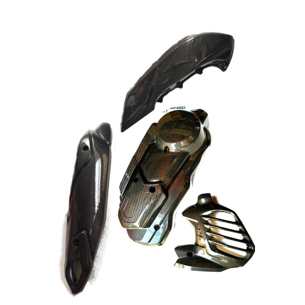 COVER FULL BODY BELAKANG NMAX NEW SET 6 CARBON ZORO / COVER BODY BELAKANG NMAX NEW / COVER CVT MESIN