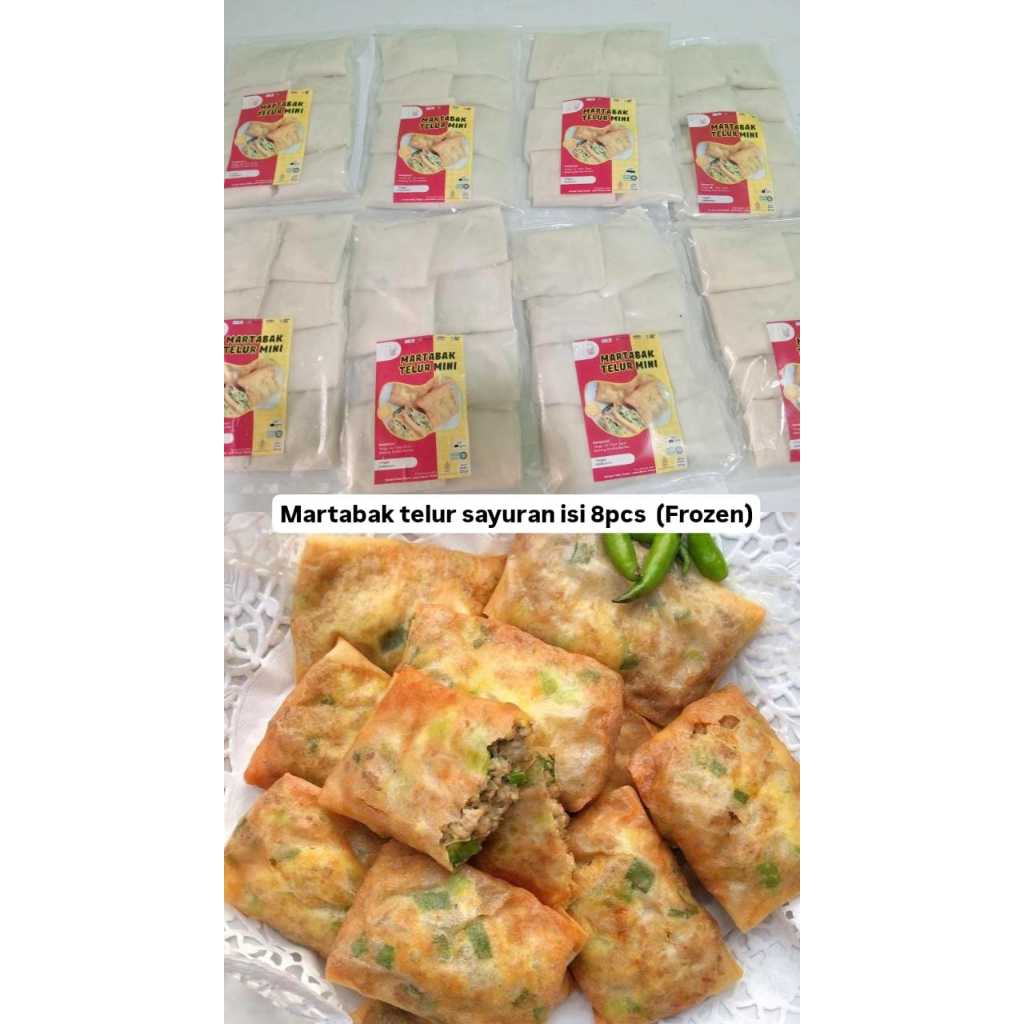 

Martabak telur mini isi 8pcs frozen food