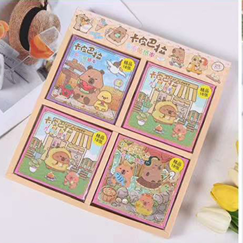 

Buku Stiker isi 18 Lembar Labubu Little Pony Kuromi Melody Momo Mochi