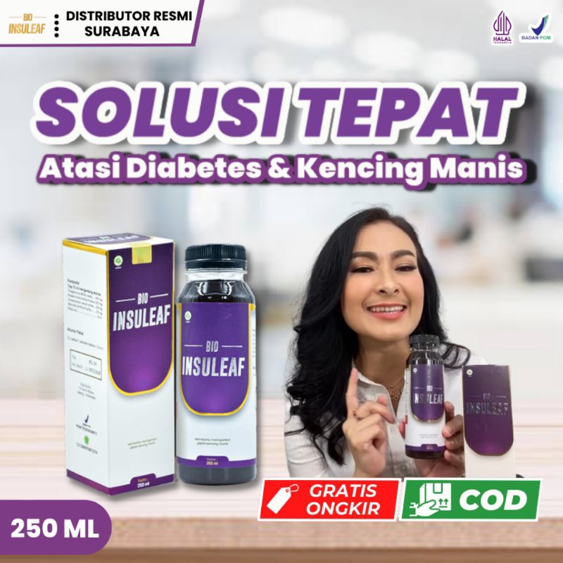 

Bio Insuleaf Herbal Alami Gula Darah Tinggi Kencing Manis Jaga Kesehatan