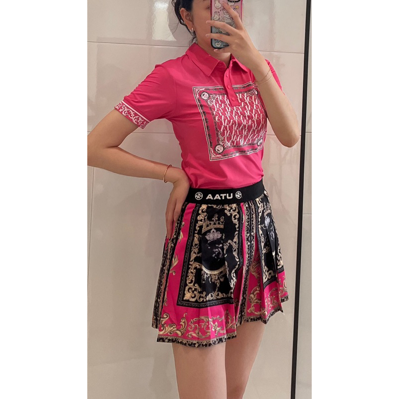 duniagolf UTAA baroque skirt rok golf wanita golf skirt