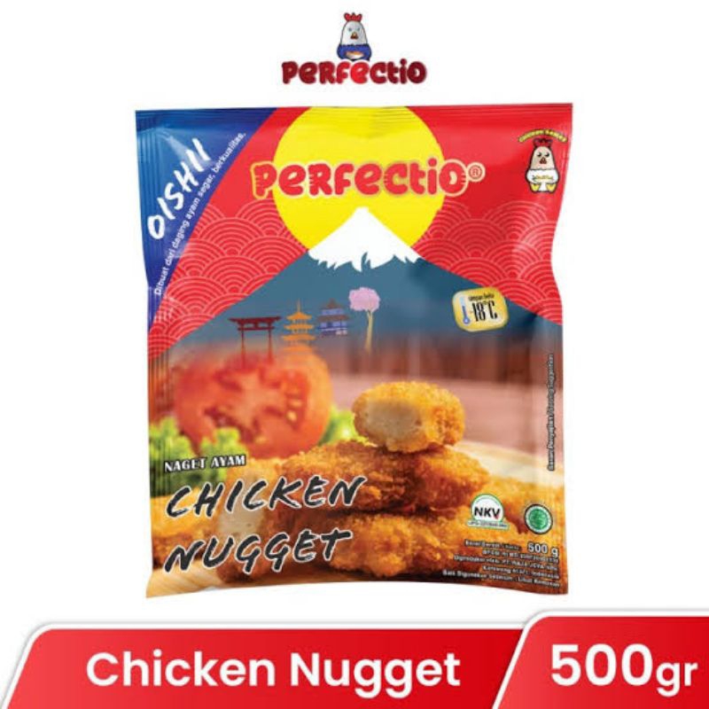 

Nugget ayam sehat halal Perfectio 500 gram 24 potong
