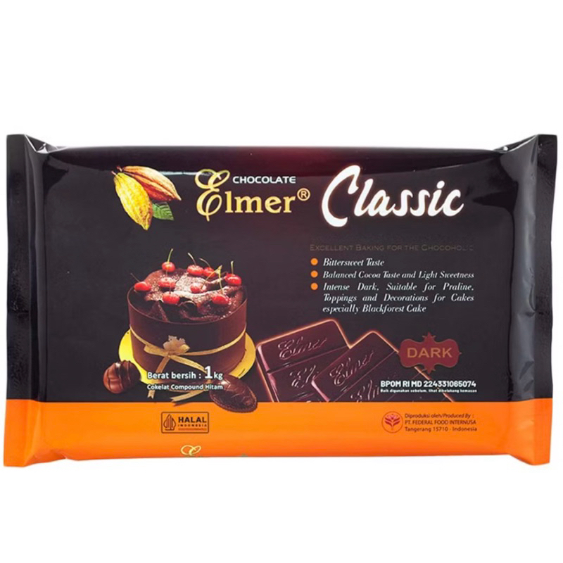 

coklat elmer dark 1kg