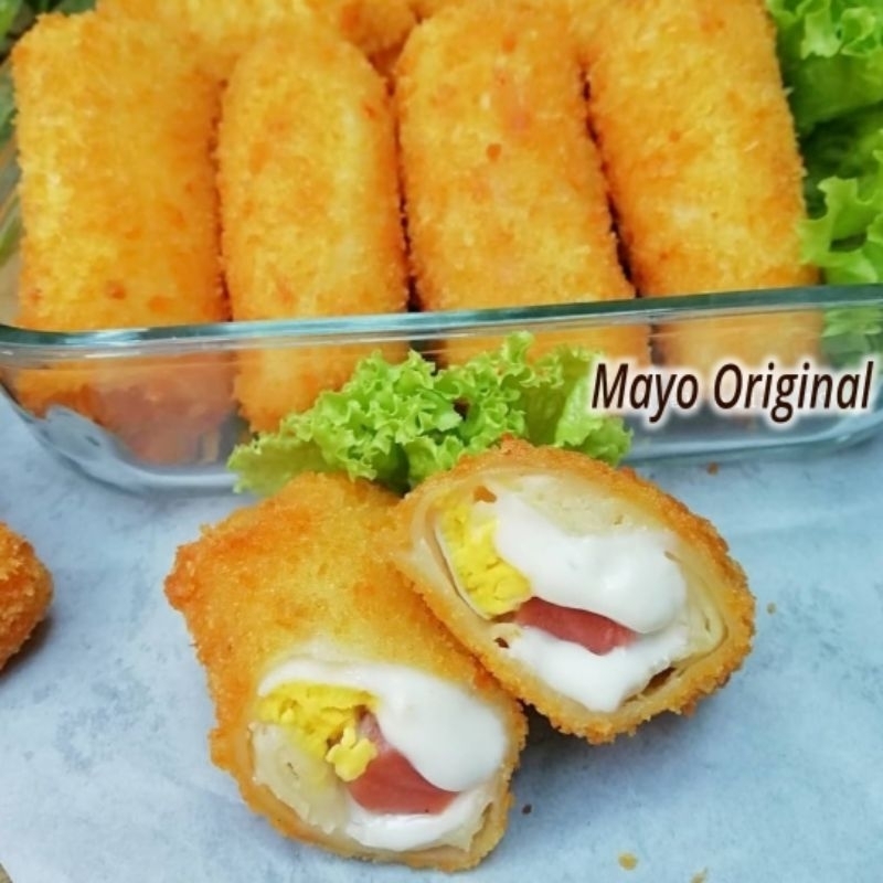 

RISOL MAYO ORIGINAL TELUR SOSIS LUMER 5 PCS