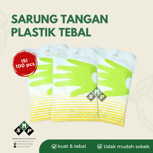 

SARUNG TANGAN CLEANY 100 PCS | SARUNG TANGAN MAKAN | SARUNG TANGAN MASAK | SARUNG TANGAN PLASTIK CLEANY | SARUNG TANGAN PLASTIK TIDAK MUDAH SOBEK