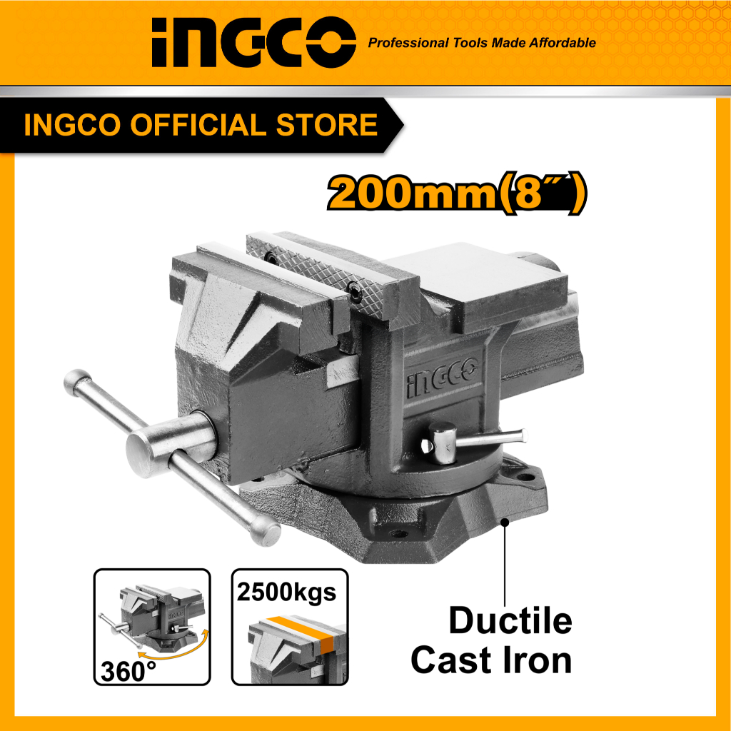 (INGCO) - CATOK MEJA 8" / RAGUM / TANGGEM / TABLE CLAM MINI / BENC VICE / BAIS MEJA HEAVY DUTY INGCO