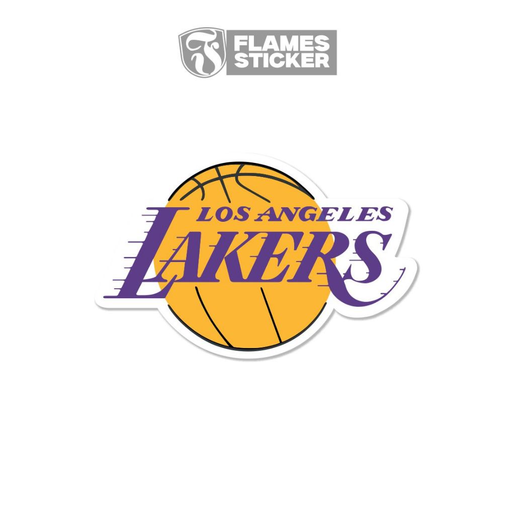 

STICKER LAKERS STIKER NBA STICKER HELM LAPTOP MOTOR KOMPUTER VINYL LAMINASI GLOSSY