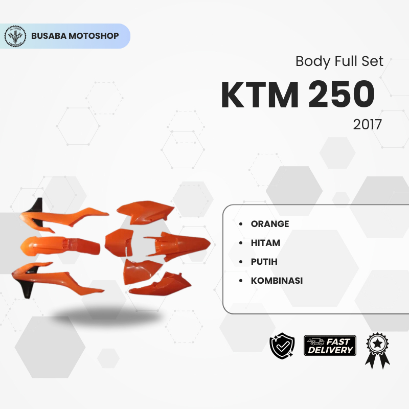 Body Full Set KTM 250 2017 / Body Full Set KTM 250 New/ Body Full Set Ktm 250