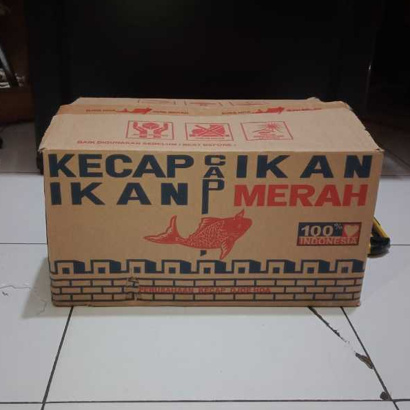 

[Dus] Kecap Ikan Cap Ikan Merah Djoe Hoa Juho Botol Kecil 48 x 135ml