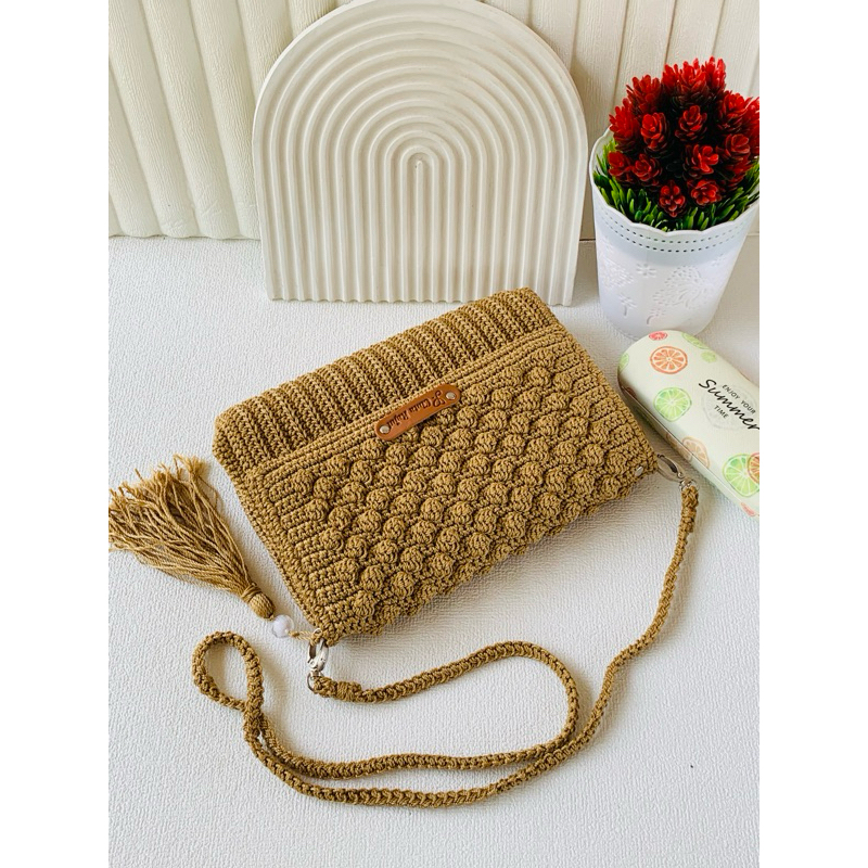 PROMO TAS RAJUT PESTA MEWAH TAS WANITA HANDMADE