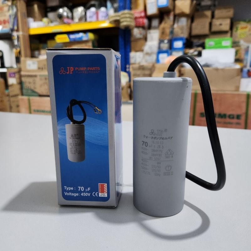 CAPASITOR BULAT KABEL JP 70UF 450VAC KAPASITOR BULAT KABEL 70 UF 450 VAC