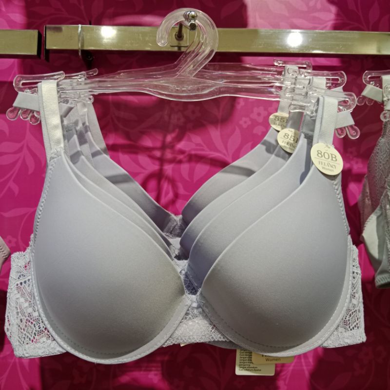 Felancy Bra Berkawat Push up Motif Renda samping ( 73-1302)