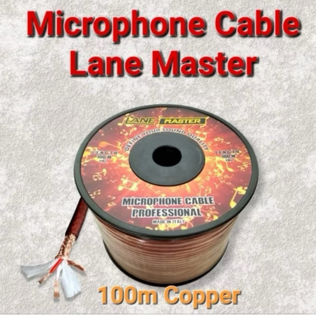 Kabel Mic stereo Lane Master , Kabel microphone stereo