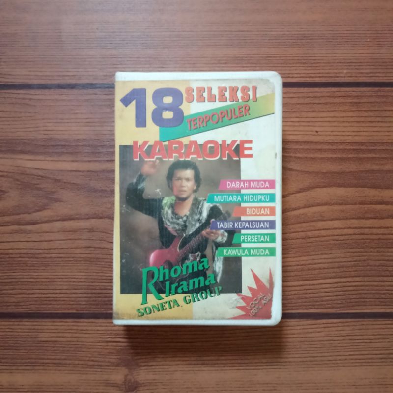 Kaset RHOMA IRAMA 18 Seleksi Terpopuler Karaoke