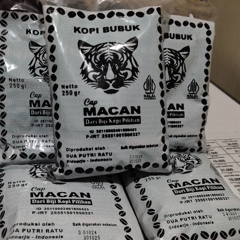 

kopi bubuk asli biji kopi tanpa campuran cap macan