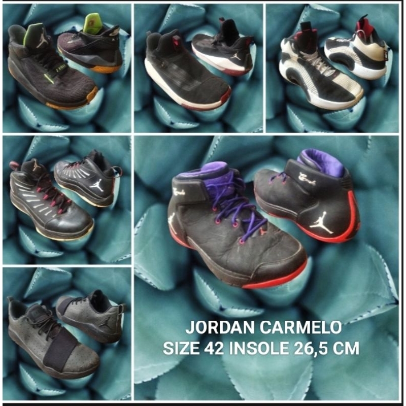 SEPATU BRANDED SEPATU JORDAN CARMELO SIZE 42
