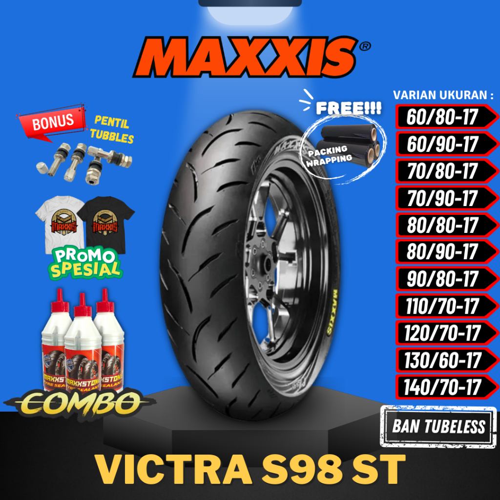 [READY COD] MAXXIS VICTRA RING 17 60/80-17 / 60/90-17 / 70/90-17 / 80/80-17 / 80/90-17 / 90/80-17 / 