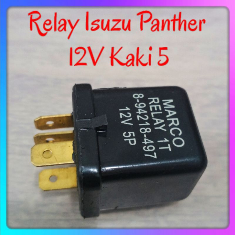 RELAY ISUZU PANTHER / KAD 12V KAKI 5