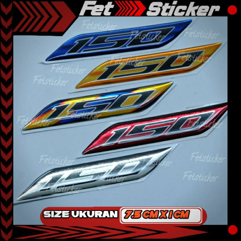 Emblem Timbul 150 Vario / Emblem 150 Honda