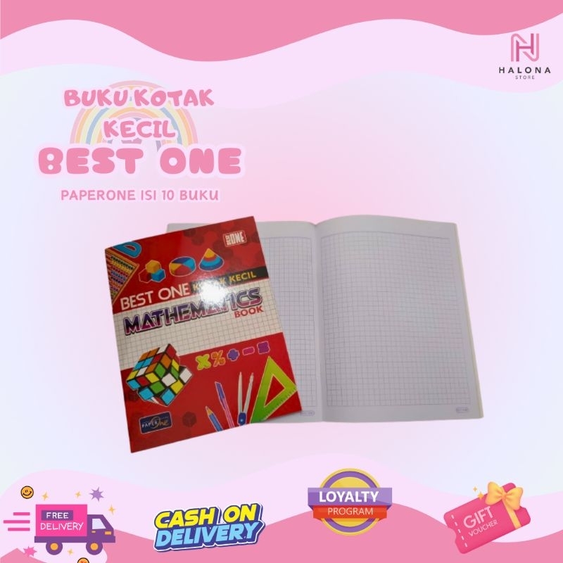 

[1 PCS] Buku Kotak Kecil / Buku Matematika Best One 38 Lembar