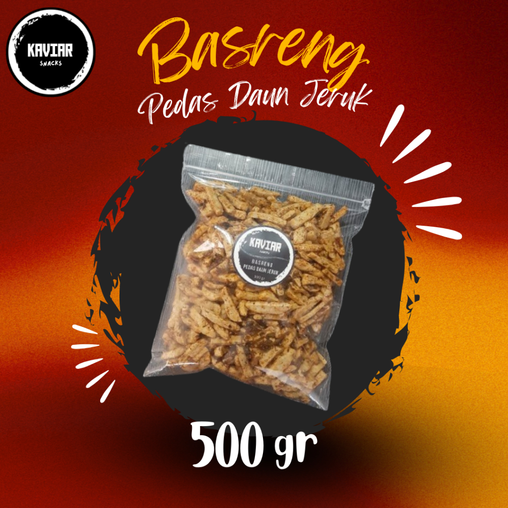 

Basreng 500 gr Original - Oiginal Daun Jeruk - Pedas - Pedas Daun Jeruk