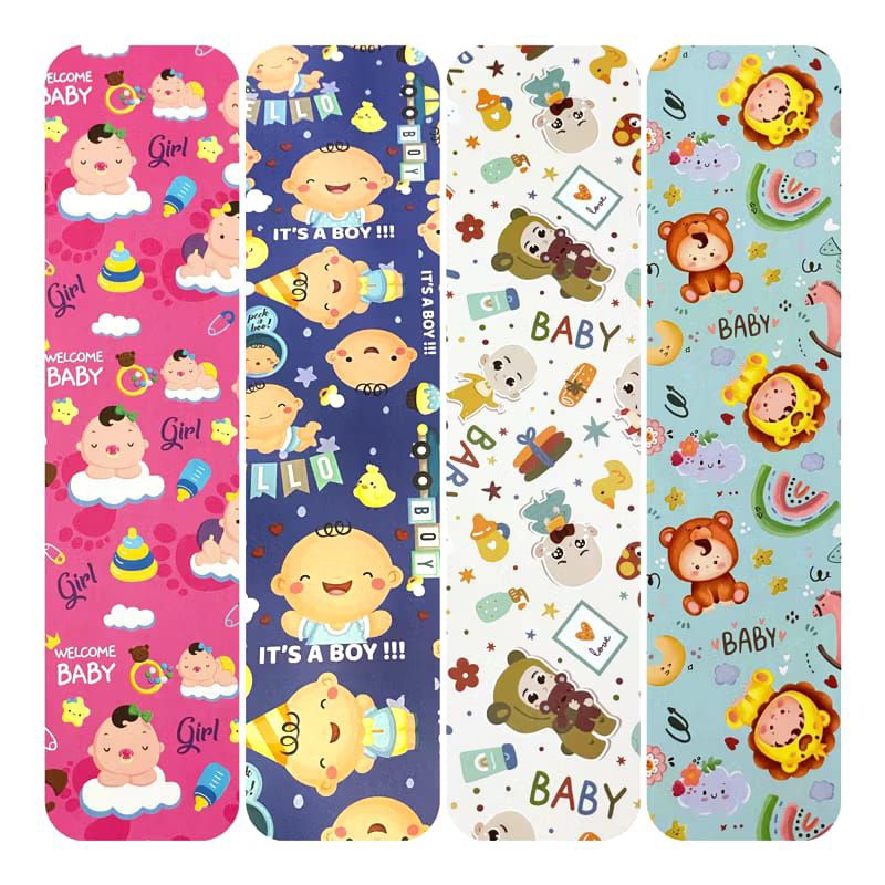 

1 Pcs Kertas Kado Karakter Abstarak Baby Cute - Bungkus Kado Lucu dan Elegan