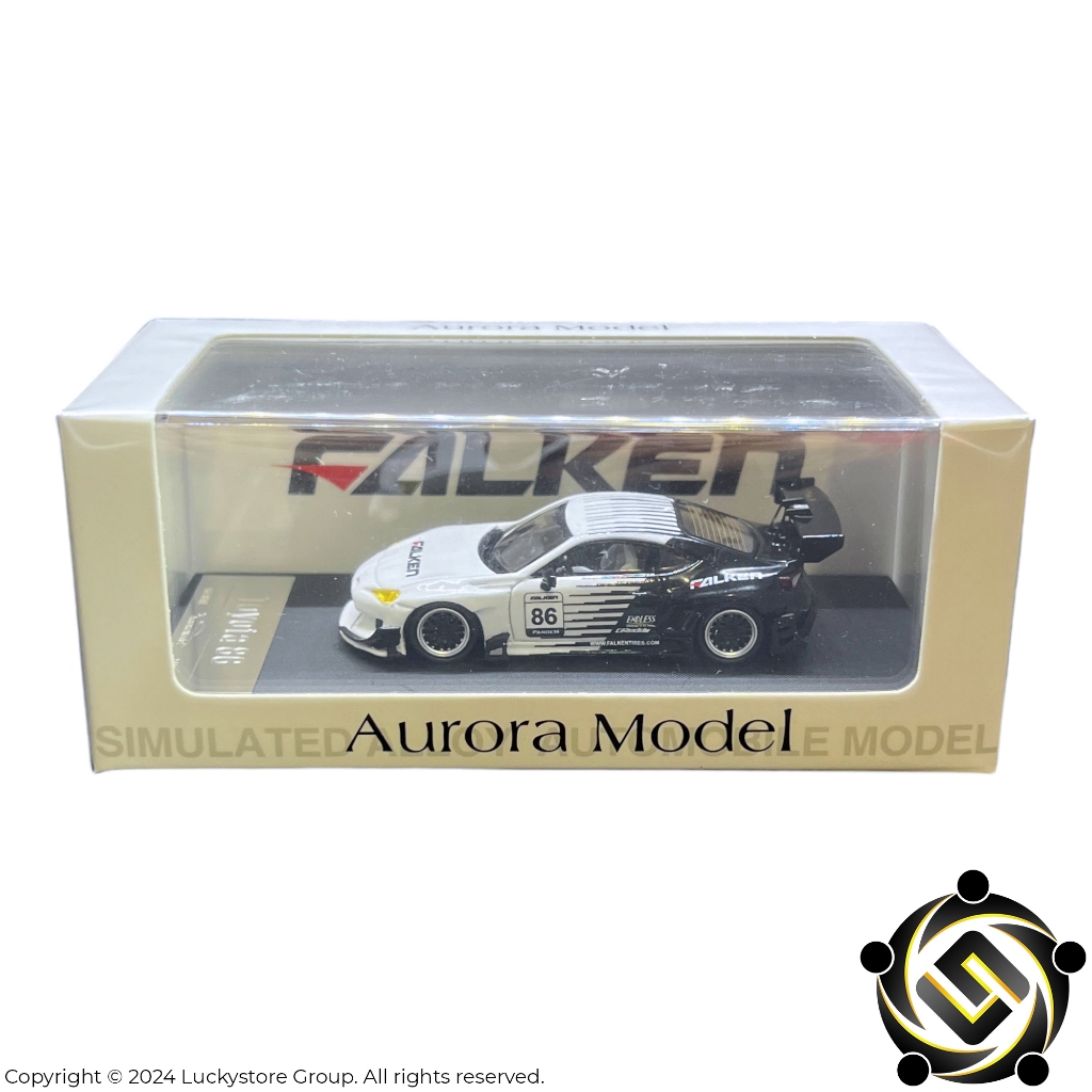 Aurora Model 1:64 PANDEM Rocket Bunny Toyota 86 FALKEN Black White Limited