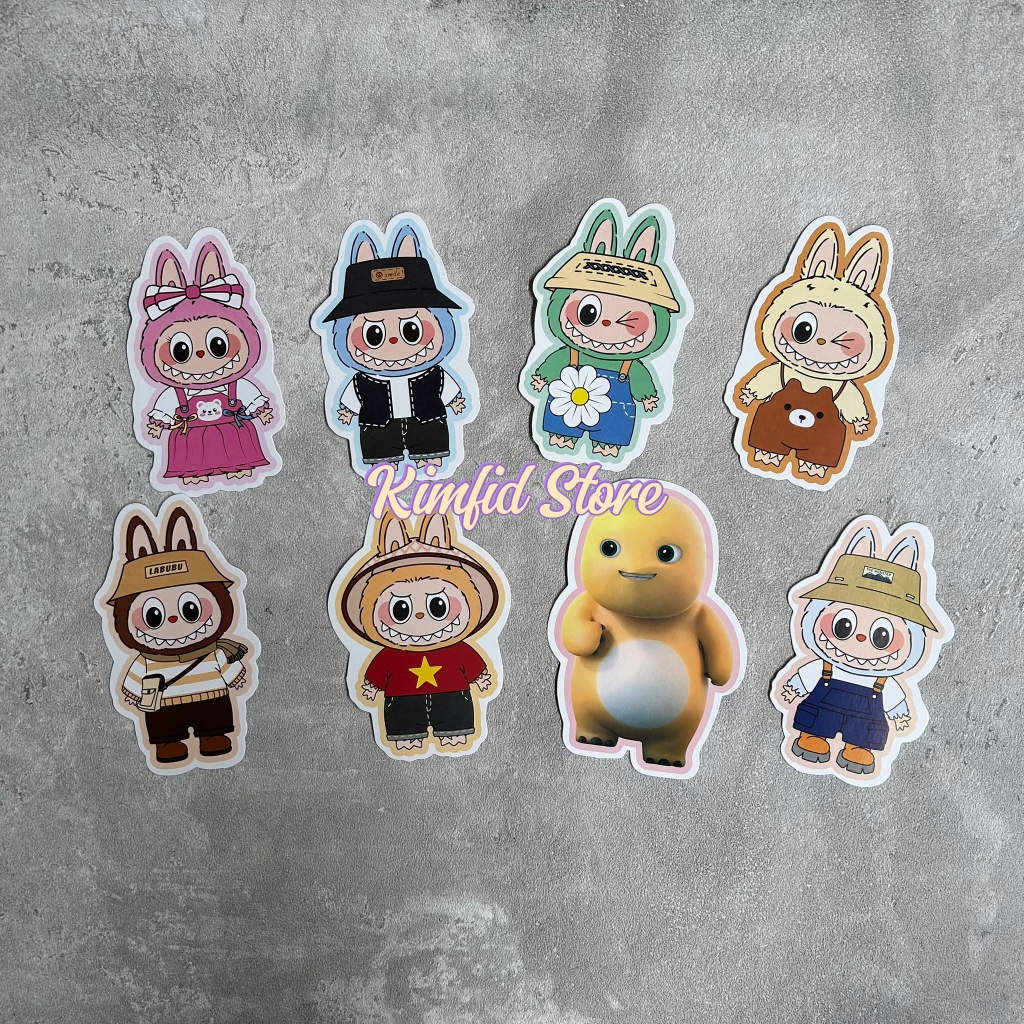 

Isi 5pcs Amplop Lebaran 2sisi angpau karakter labubu Sanrio 3D