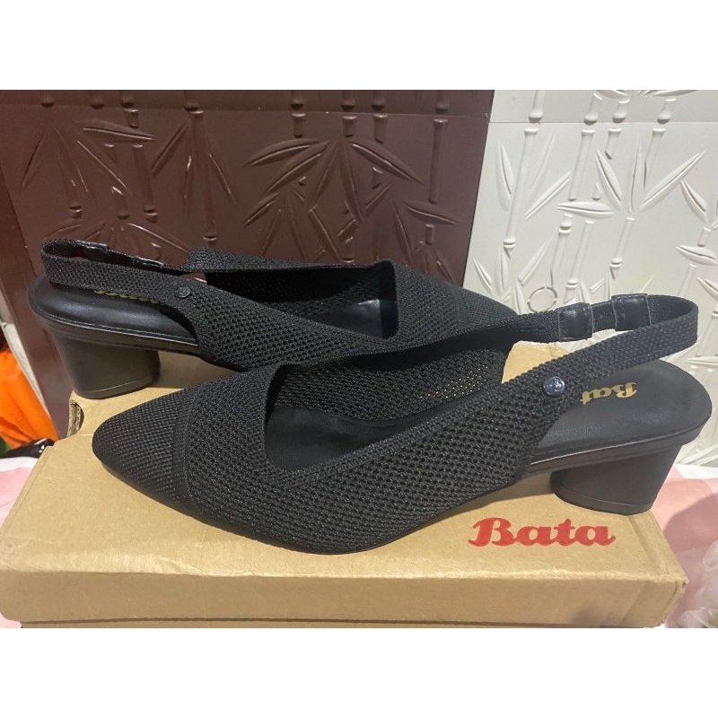Bata Sandal Heels Rajut Wanita size 41 (Baca deskripsi)