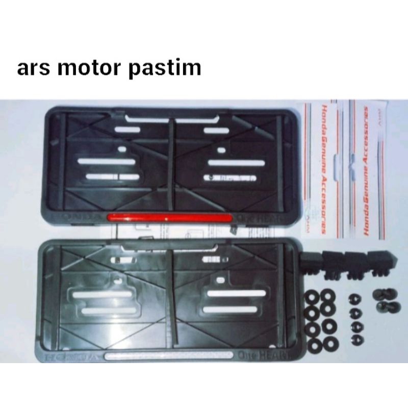 cover plat nomor tempat dudukan plat nomor ori honda