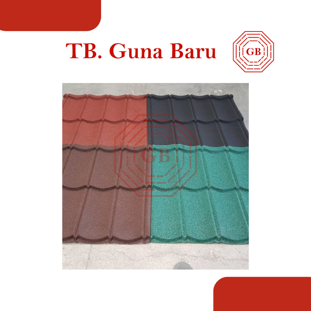 GENTENG METAL PASIR / ATAP BAJA RINGAN