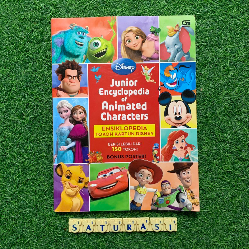 (Saturasi New) Junior Encyclopedia Disney Ensiklopedia Tokoh Kartun Disney - Buku Anak