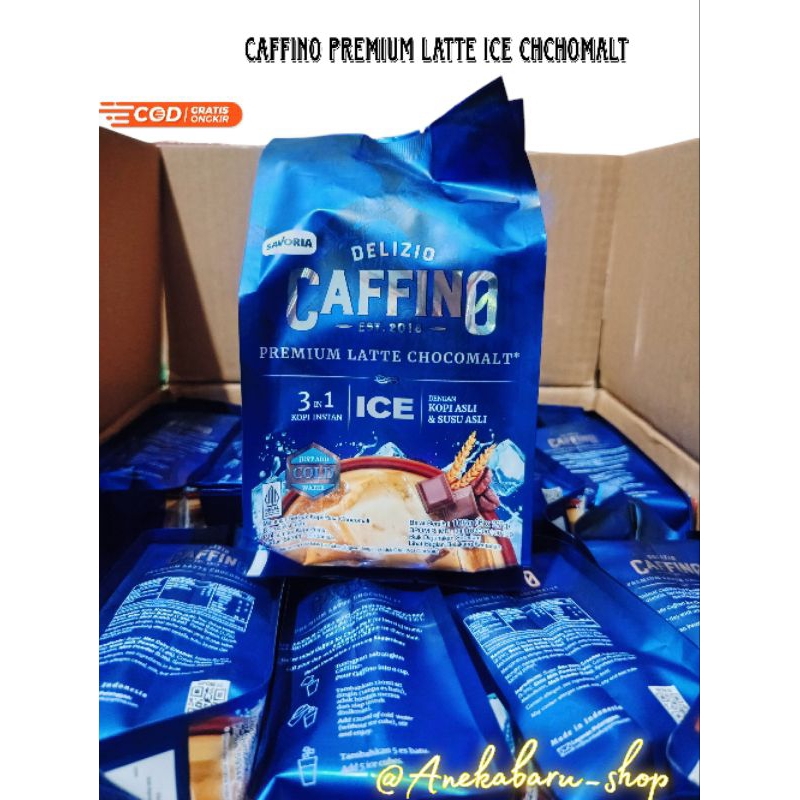 

CAFFINO Premium Latte ICE CHOCHOMALT ( 1 PACK / 6 Sachet )