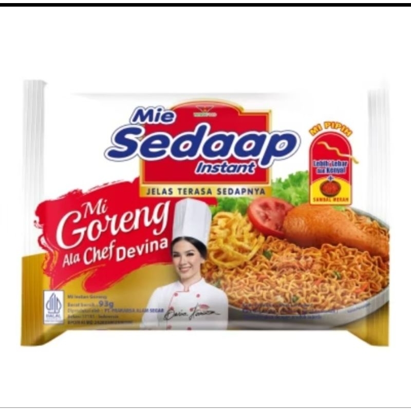 

Mie Sedaap Instant Mie Goreng Ala Chef Devina Mie Instan 93gram