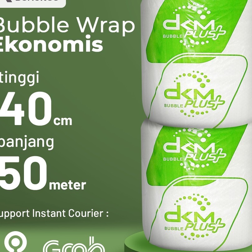 

FG2 Plastik Bubble WrapBabel Wrap DKM 4cm x 5m Bubble Wrap Ekonomis