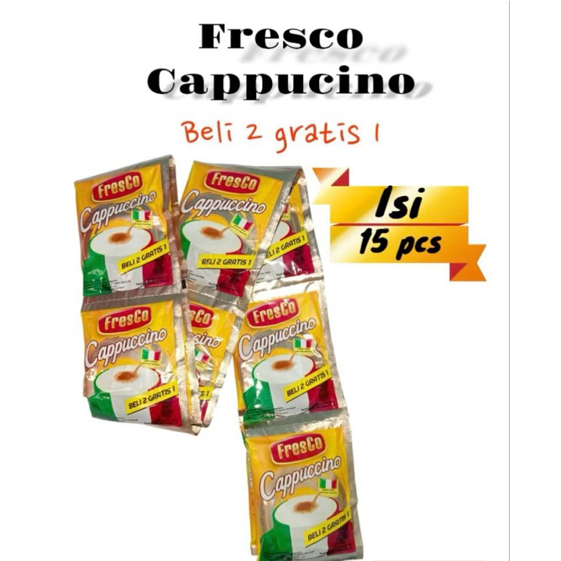 

FRESCO CAPPUCCINO isi 15 sachet