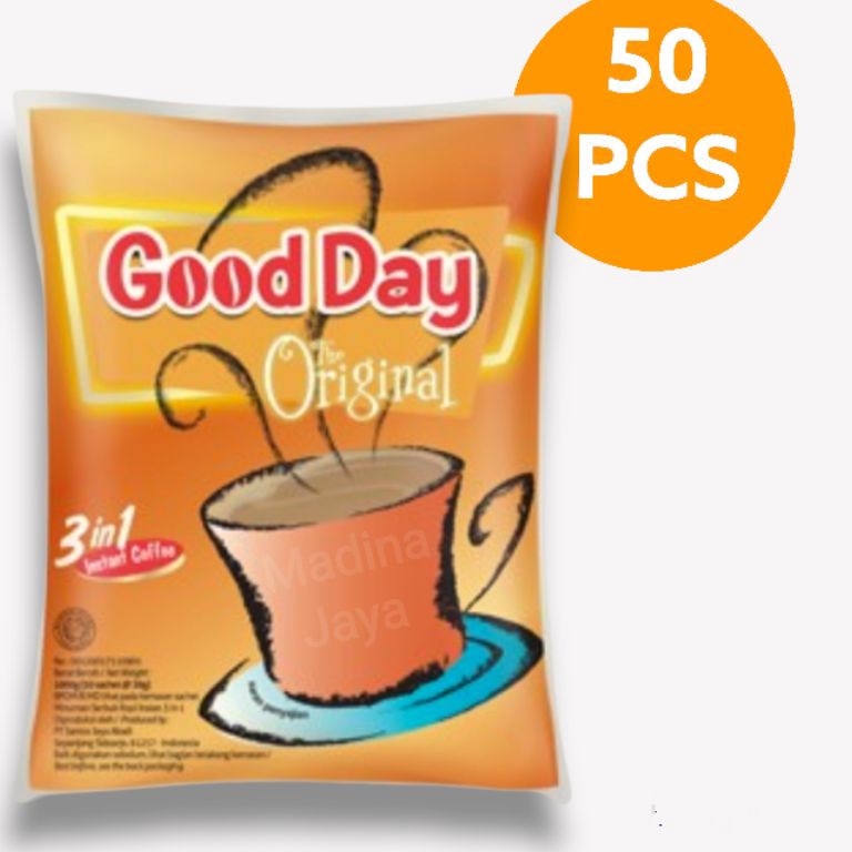 

Produk Update Good Day Kopi Instant 3 In 1 The Original 5pcs x 2g