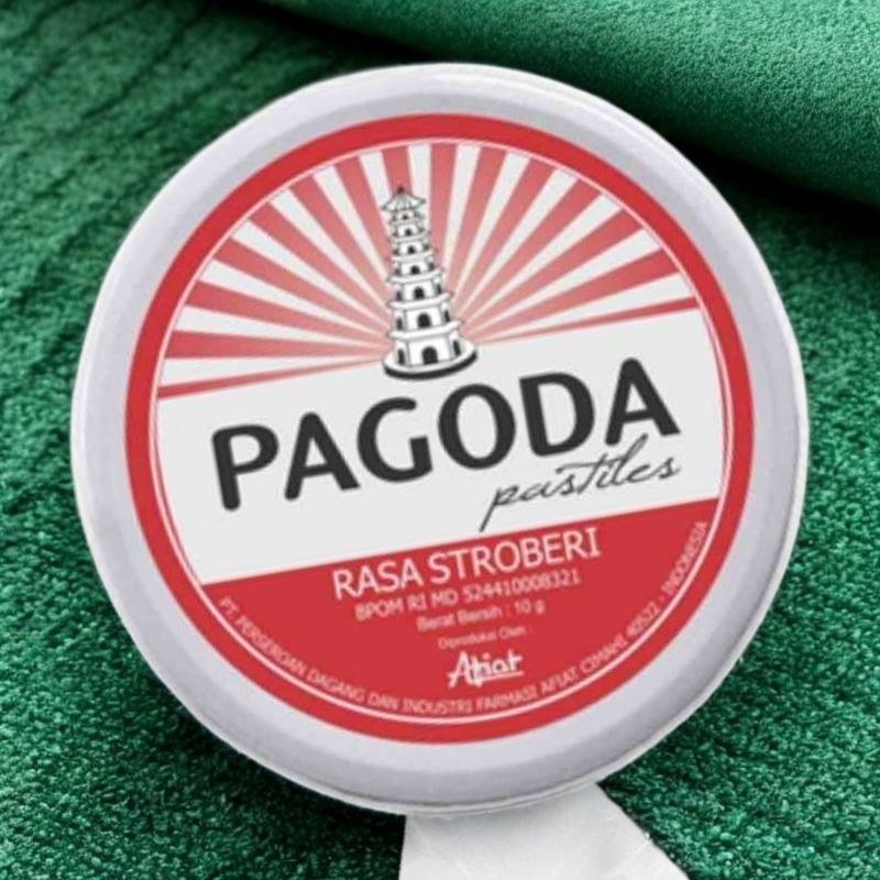 

PAGODA PASTILES STROBERI 10gr